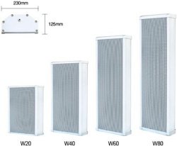 W型豪华室外音柱（加高音定制）W20  W40  W60  W80（W100、W120需定制）