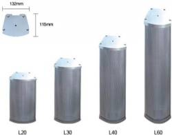 Type L Full Aluminium Outdoor Column Speaker L20  L30  L40  L60